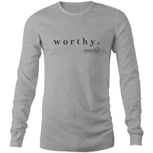 Load image into Gallery viewer, Worthy OCT21 - AS Colour Base - Mens Long Sleeve T-Shirt