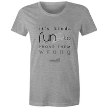 Load image into Gallery viewer, It’s Kinda Fun OCT21 - AS Colour - Women&#39;s Maple Tee