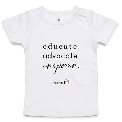 Educate Advocate Empower OCT21 - AS Colour - Infant Wee Tee