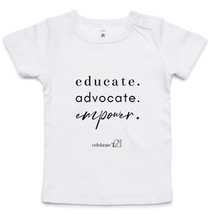 Educate Advocate Empower OCT21 - AS Colour - Infant Wee Tee