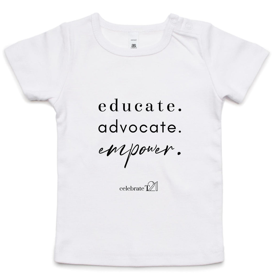 Educate Advocate Empower OCT21 - AS Colour - Infant Wee Tee