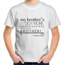 Load image into Gallery viewer, ‘My Brother’ in Black or White - AS Colour Kids Youth Crew T-Shirt
