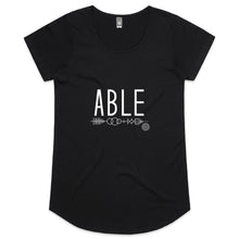 Load image into Gallery viewer, ABLE Word Collection - AS Colour Mali - Womens Scoop Neck T-Shirt
