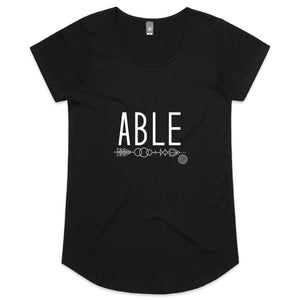 ABLE Word Collection - AS Colour Mali - Womens Scoop Neck T-Shirt