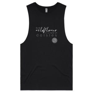 Be A Wild Flower - Alexis Schnitger Design - AS Colour Barnard - Mens Tank Top Tee