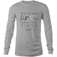 Load image into Gallery viewer, It’s Kinda Fun OCT21 -  AS Colour Base - Mens Long Sleeve T-Shirt