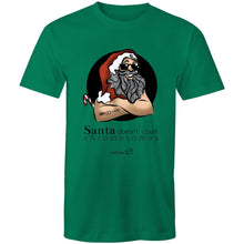 Load image into Gallery viewer, Christmas - ‘Santa Doesn’t Count Chromosomes’ AS Colour Staple - Mens T-Shirt