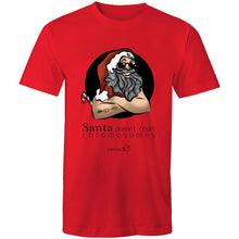 Load image into Gallery viewer, Christmas - ‘Santa Doesn’t Count Chromosomes’ AS Colour Staple - Mens T-Shirt