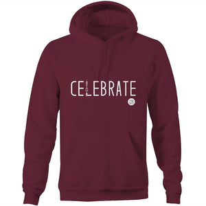 CELEBRATE Word Collection – AS Colour Stencil - Pocket Hoodie Sweatshirt