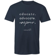 Load image into Gallery viewer, Educate Advocate Empower OCT21 -  AS Colour Staple - Mens T-Shirt