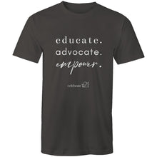 Load image into Gallery viewer, Educate Advocate Empower OCT21 -  AS Colour Staple - Mens T-Shirt