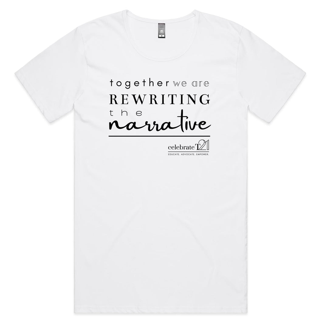 Rewriting The Narrative  BOOK RELEASE TEE 2021  Colour Shadow - Mens Scoop Neck T-Shirt