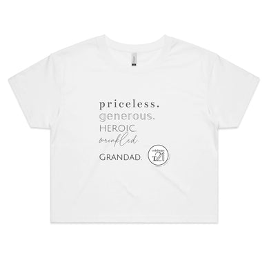 Grandad - AS Colour - Women's Crop Tee