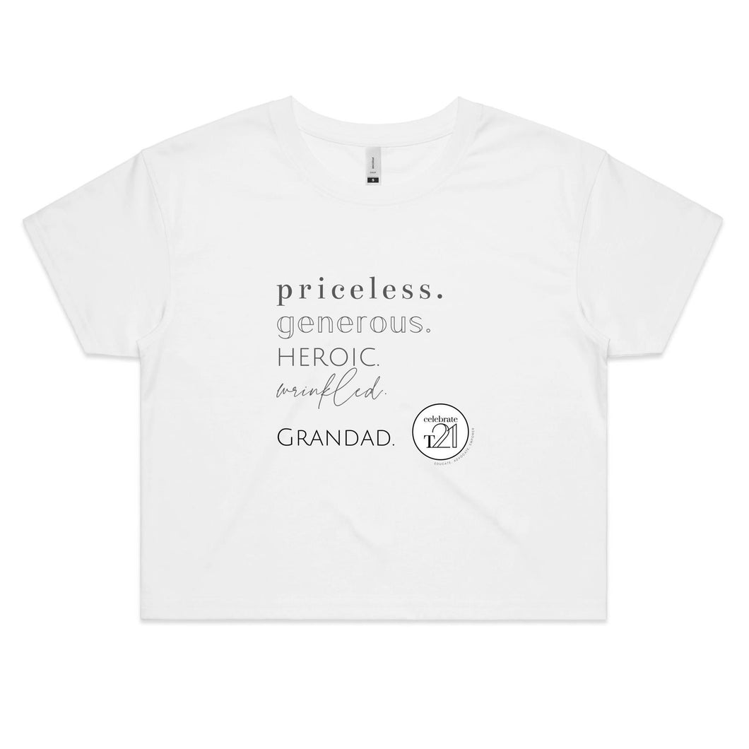 Grandad - AS Colour - Women's Crop Tee