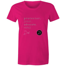Load image into Gallery viewer, Dad - AS Colour - Women&#39;s Maple Tee