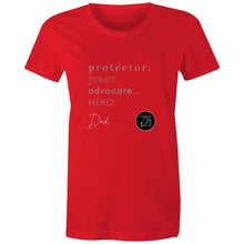 Load image into Gallery viewer, Dad - AS Colour - Women&#39;s Maple Tee