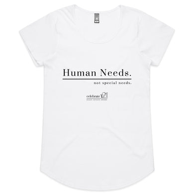 Human Needs - AS Colour Mali - Womens Scoop Neck T-Shirt