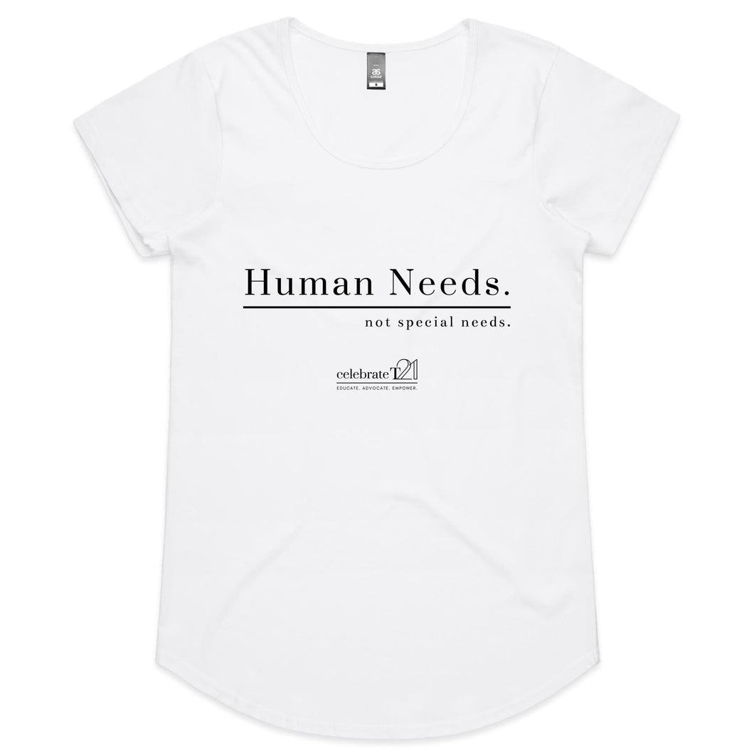 Human Needs - AS Colour Mali - Womens Scoop Neck T-Shirt