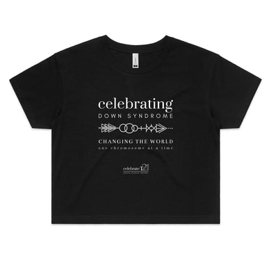 Celebrating DS ARROW Black only - AS Colour - Women's Crop Tee