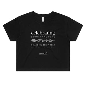 Celebrating DS ARROW Black only - AS Colour - Women's Crop Tee