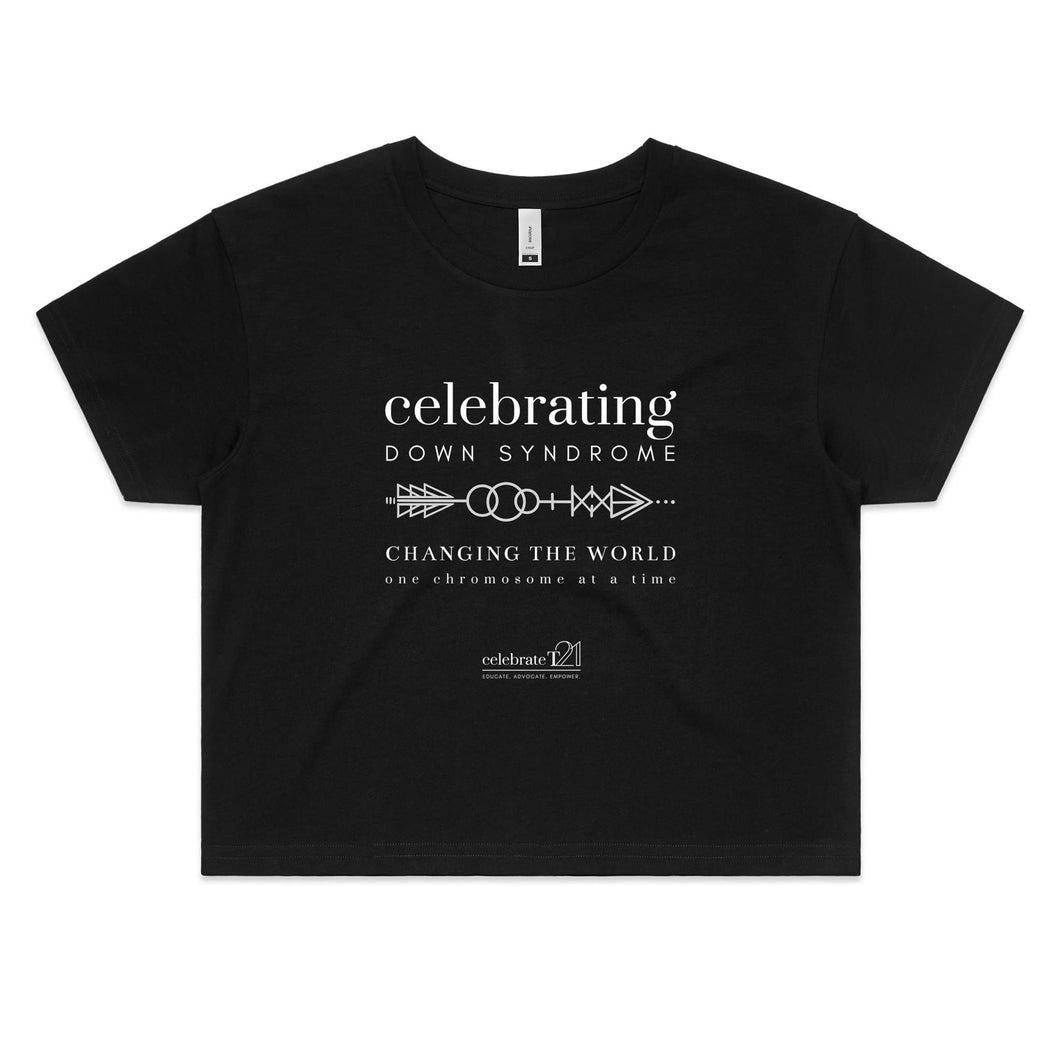 Celebrating DS ARROW Black only - AS Colour - Women's Crop Tee