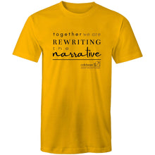 Load image into Gallery viewer, Rewriting The Narrative  BOOK RELEASE TEE 2021  AS Colour Staple - Mens T-Shirt