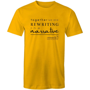 Rewriting The Narrative  BOOK RELEASE TEE 2021  AS Colour Staple - Mens T-Shirt