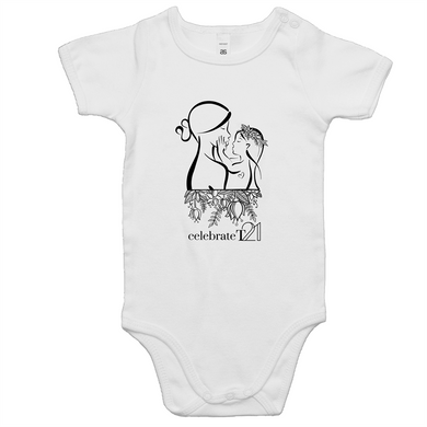 ‘Mother & Daughter’ in WHITE only - AS Colour Mini Me - Baby Onesie Romper