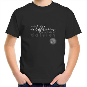 Be A Wild Flower - Alexis Schnitger Design - AS Colour Kids Youth Crew T-Shirt