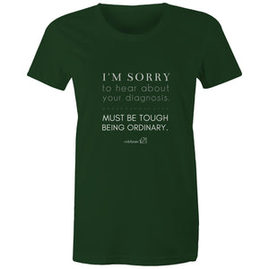 I'm Sorry - AS Colour - Women's Maple Tee