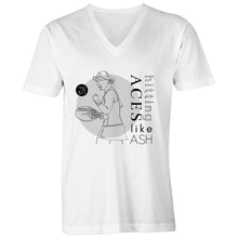 Load image into Gallery viewer, LIMITED EDITION ASH - AS Colour Tarmac - Mens V-Neck Tee
