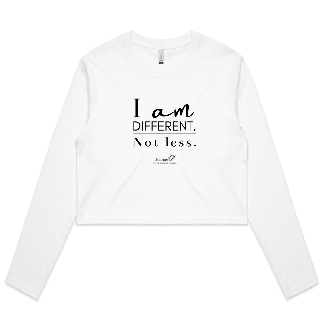 I AM – AS Colour - Women's Long Sleeve Crop Tee