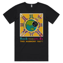 Load image into Gallery viewer, WDSD Harmony Day and Rock Your Socks - AS Colour Shadow - Mens Scoop Neck T-Shirt