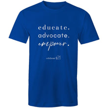 Load image into Gallery viewer, Educate Advocate Empower OCT21 - Sportage Surf - Mens T-Shirt