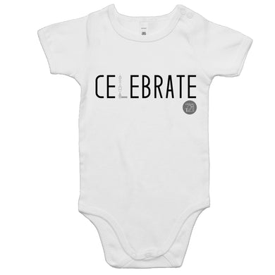 CELEBRATE Word Collection – AS Colour Mini Me - Baby Onesie Romper