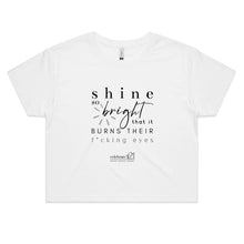 Load image into Gallery viewer, Shine *Explicit OCT21 – AS Colour - Women&#39;s Crop Tee