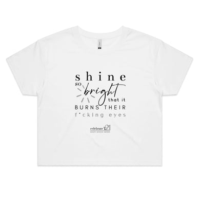 Shine *Explicit OCT21 – AS Colour - Women's Crop Tee