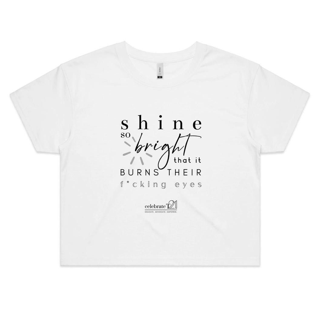 Shine *Explicit OCT21 – AS Colour - Women's Crop Tee