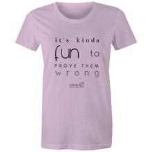 Load image into Gallery viewer, It’s Kinda Fun OCT21 - AS Colour - Women&#39;s Maple Tee