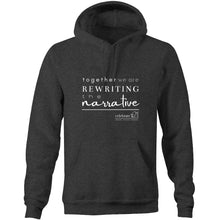 Load image into Gallery viewer, Rewriting The Narrative  BOOK RELEASE TEE 2021  AS Colour Stencil - Pocket Hoodie Sweatshirt