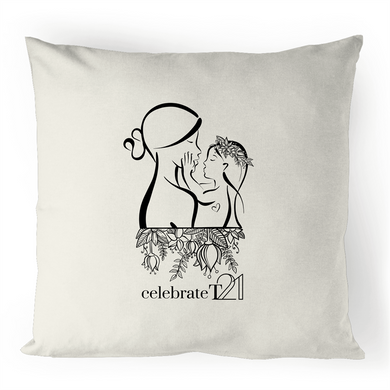 'Mother & Daughter’ - 100% Linen Cushion Cover