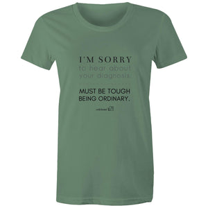 I'm Sorry - AS Colour - Women's Maple Tee
