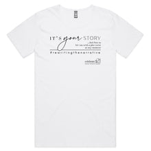 Load image into Gallery viewer, It’s Your Story…  BOOK RELEASE TEE 2021  AS Colour Shadow - Mens Scoop Neck T-Shirt