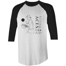 Load image into Gallery viewer, LIMITED EDITION ASH - AS Colour Raglan - 3/4 Sleeve T-Shirt