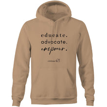 Load image into Gallery viewer, Educate Advocate Empower OCT21 -  AS Colour Stencil - Pocket Hoodie Sweatshirt