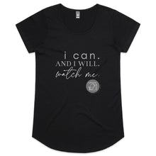 Load image into Gallery viewer, I Can and I will Watch Me - Alexis Schnitger Design - AS Colour Mali - Womens Scoop Neck T-Shirt