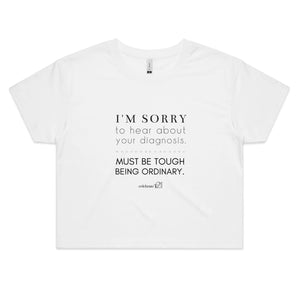 I'm Sorry - AS Colour - Women's Crop Tee