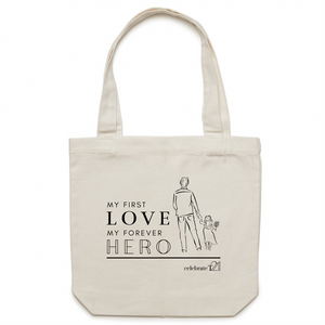 Father and Daughter - AS Colour - Carrie - Canvas Tote Bag