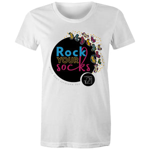 ROCK YOUR SOCKS WDSD - AS Colour - Women's Maple Tee