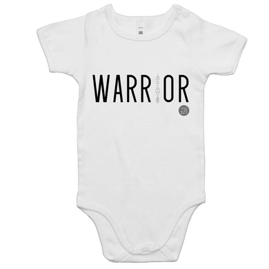 WARRIOR Word Collection - AS Colour Mini Me - Baby Onesie Romper